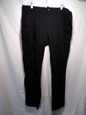 Swiss Alps Men's Black Slim Dress Pants Waist 40